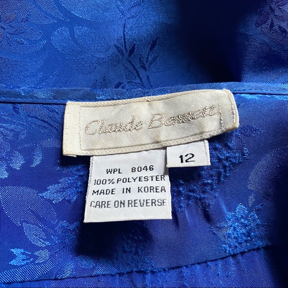 Top, Blue Floral Vintage - Picture 7 of 10